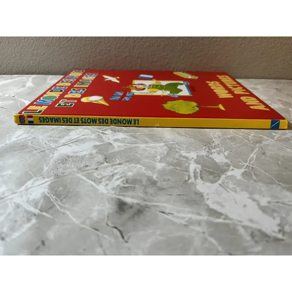 Le Monde Des Mots et Des Images, Words, Pictures, Francais,‎ Anglais, Kids Book